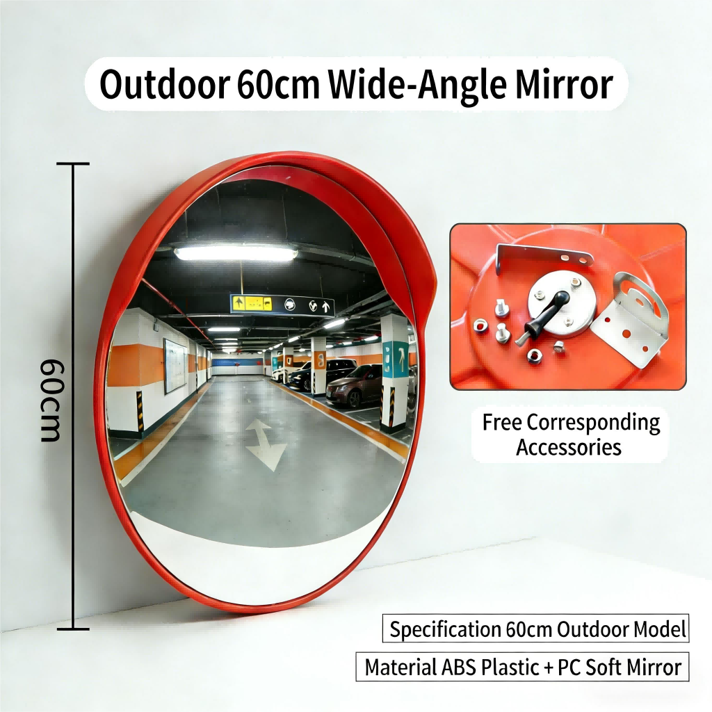 60cm Outdoor PC Lens Convex Mirror - Product View
