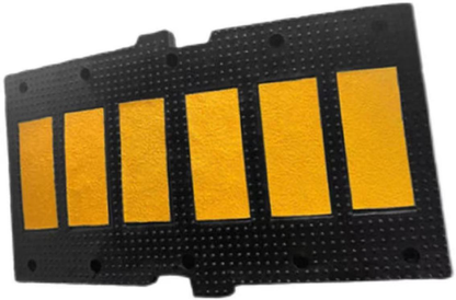 Euro Style Rubber Speed Bump - Installation View
